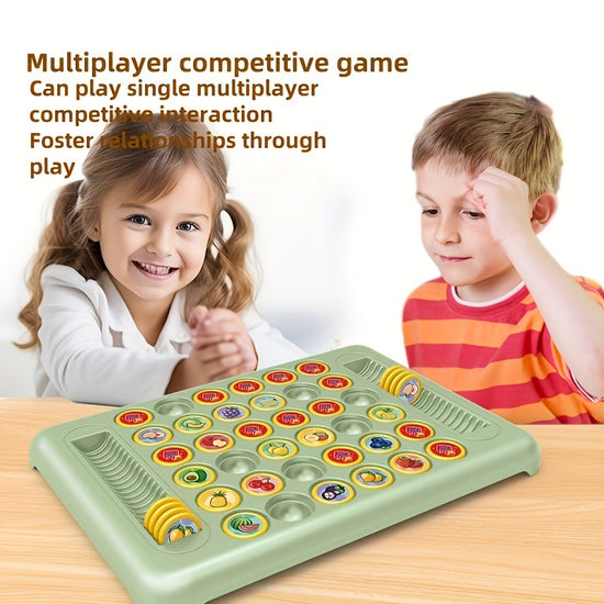 Kleurrijk Fruit  Dieren Geheugen Match Spel  Leuk Familie Schaken voor Kinderen vanaf 3 Jaar  Educatief Tafelspel voor OuderKind Bandvorming  Duurzaam ABS Materiaal